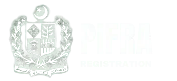 Official PIFRA logo with Government of Pakistan emblem for financial reporting and auditing system